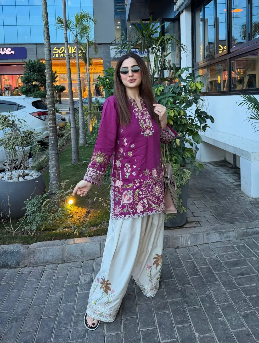 Mulberry Bloom 3 PCs EMBROIDERY