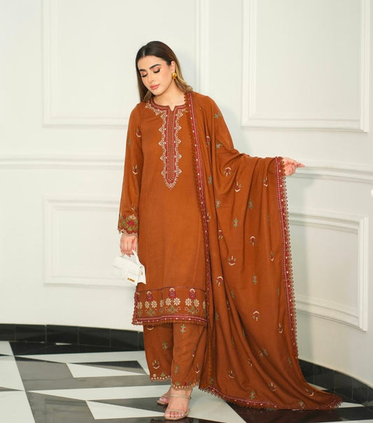 Chiku Embroidery 3Pcs
