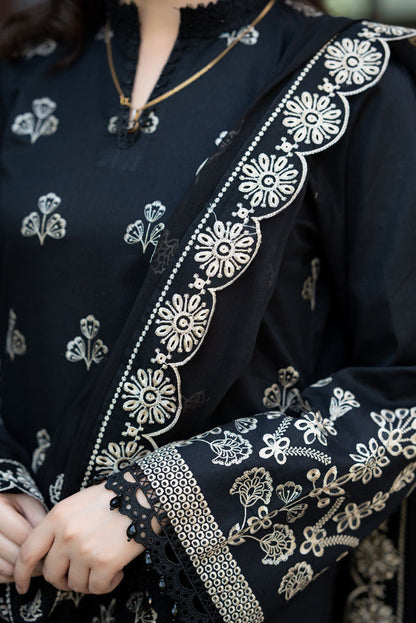 Black Embroidery 3pcs
