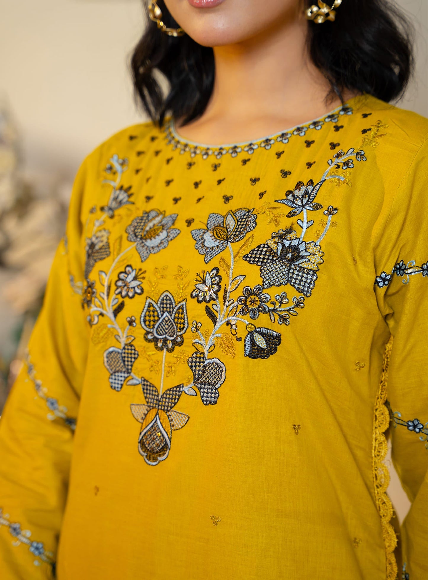 Yellow Kurta Set